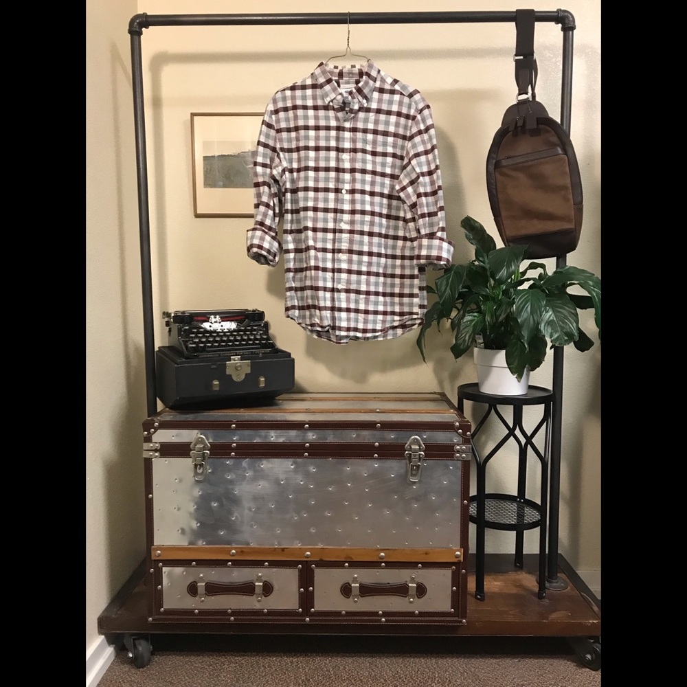 Plaid Old Navy Slim Fit Shirt